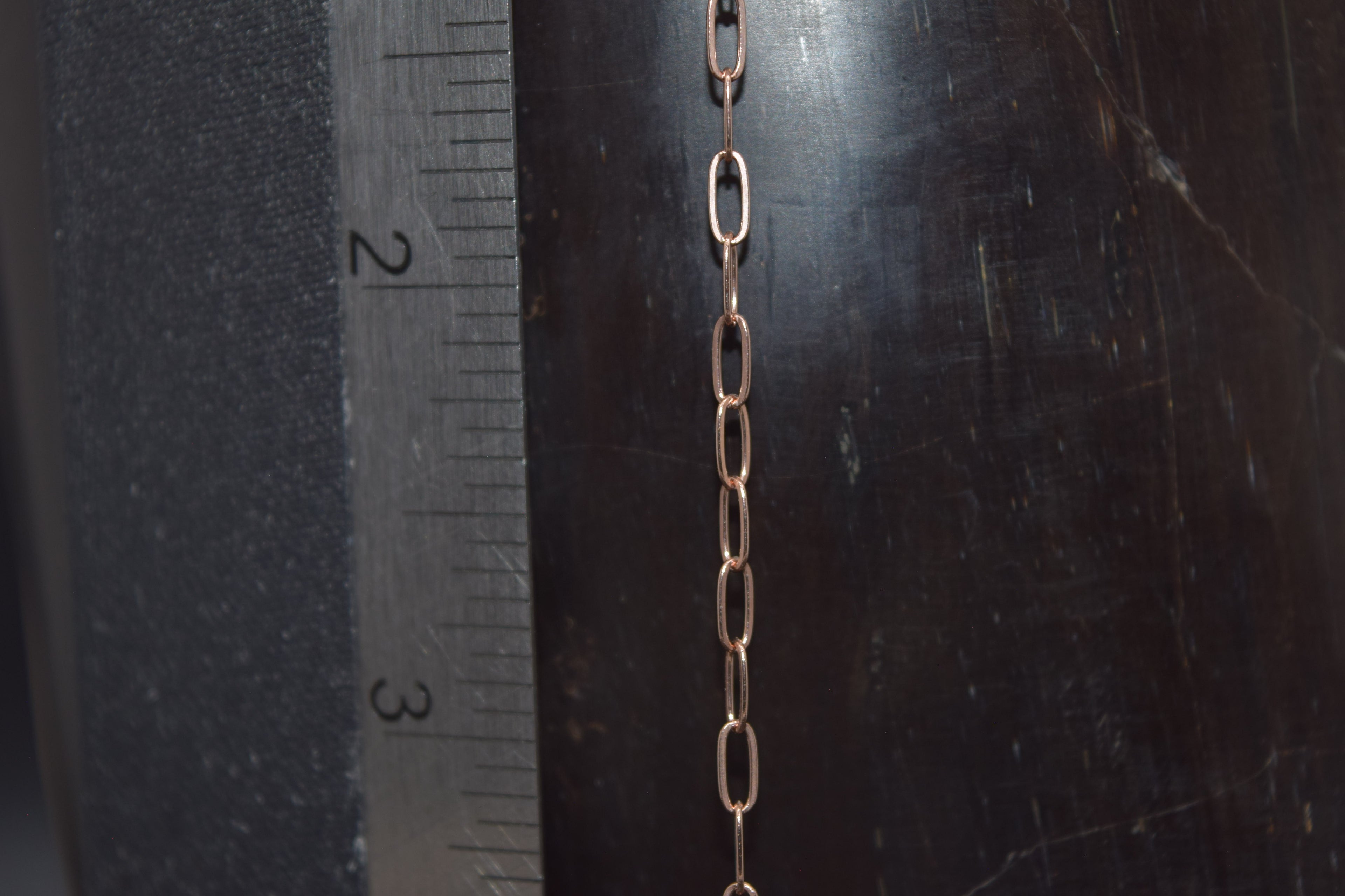 14K Rose Gold Paperclip Chain – Permanent Jewelry
