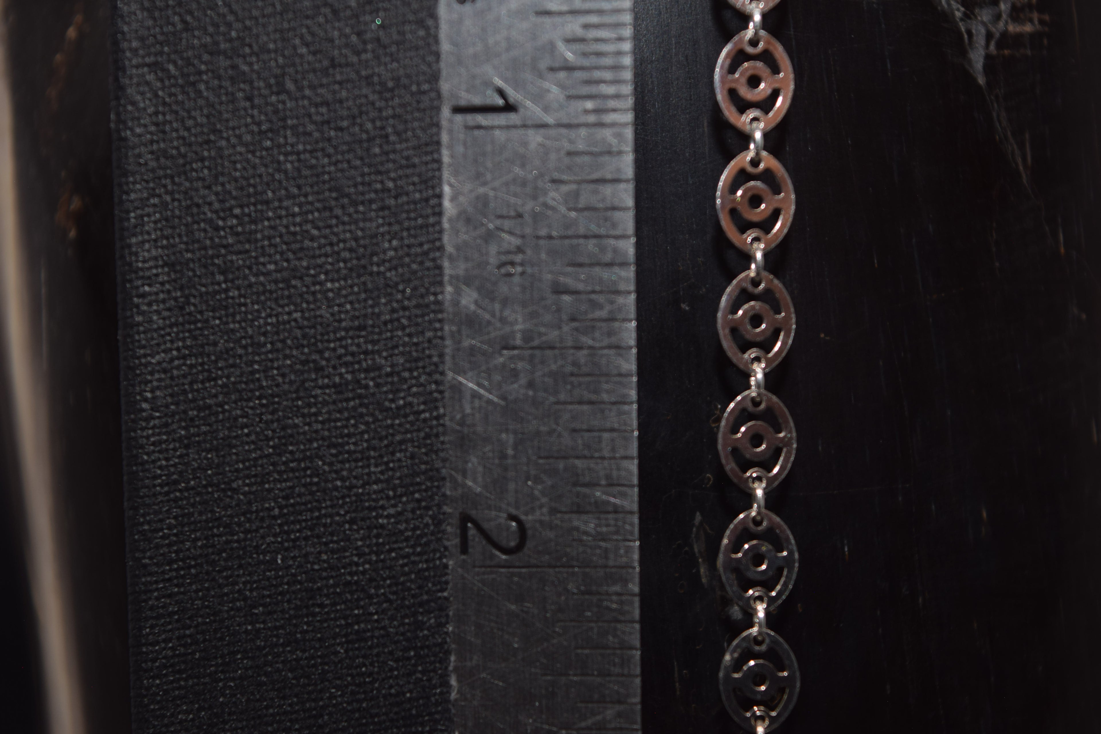 Sterling Silver Evil Eye Chain – Permanent Jewelry