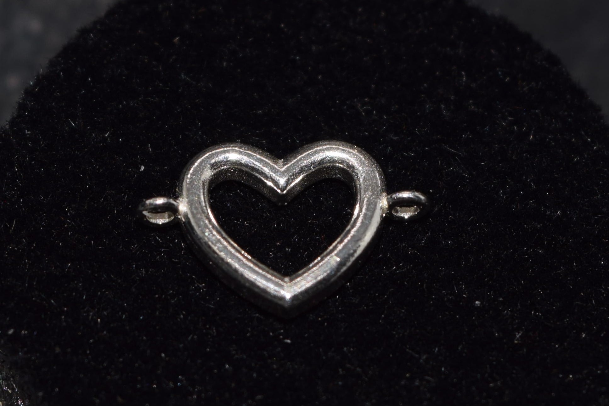 Sterling Silver Open Heart Chain Link – Permanent Jewelry