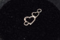 Sterling Silver Double Heart Chain Link – Permanent Jewelry