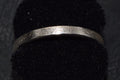 Handmade Sterling Silver Soft Texture Band Ring – Size 8.25