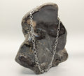 Hand made sterling silver  Off Centre Twisted Link